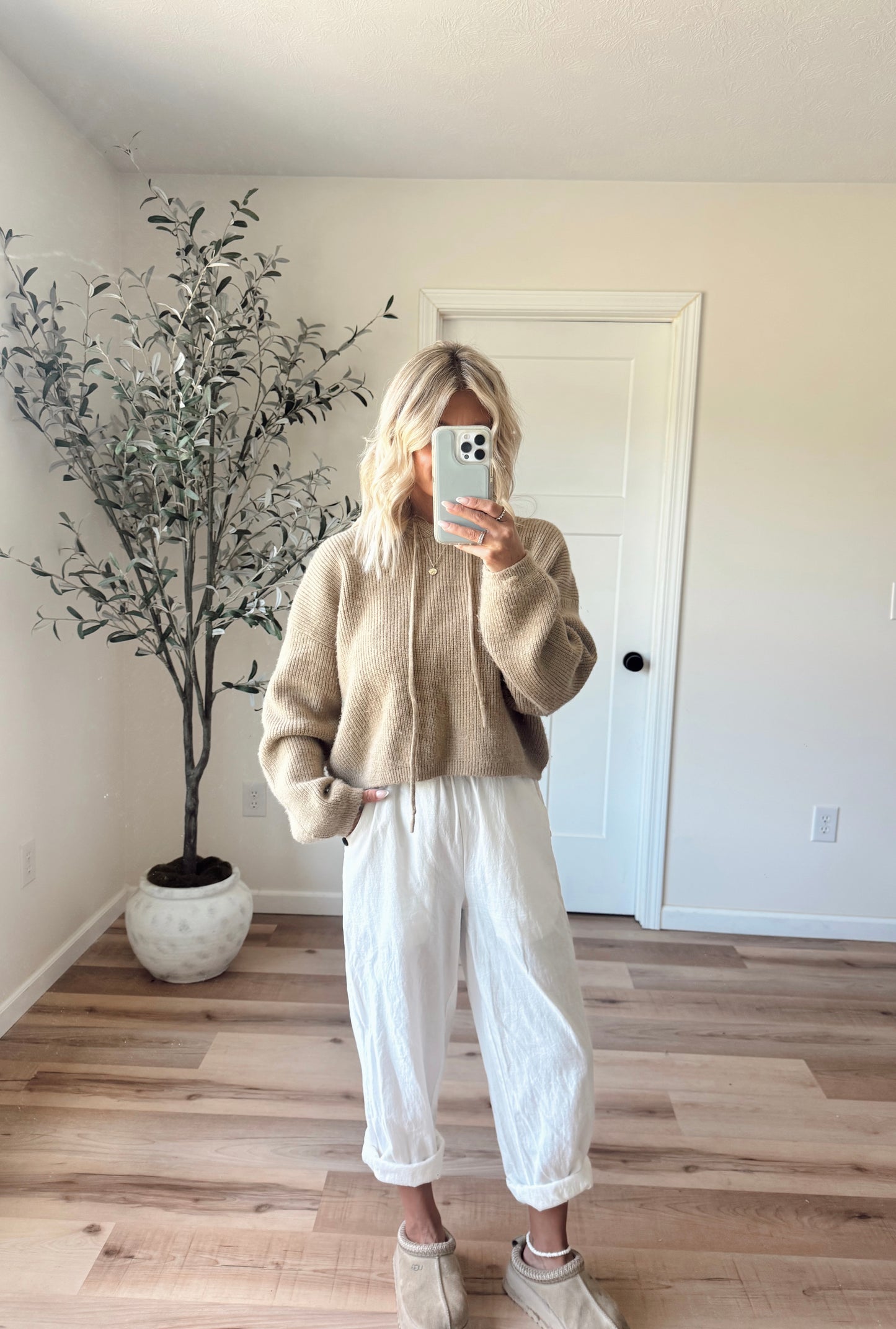 Mocha Hoooded Sweater